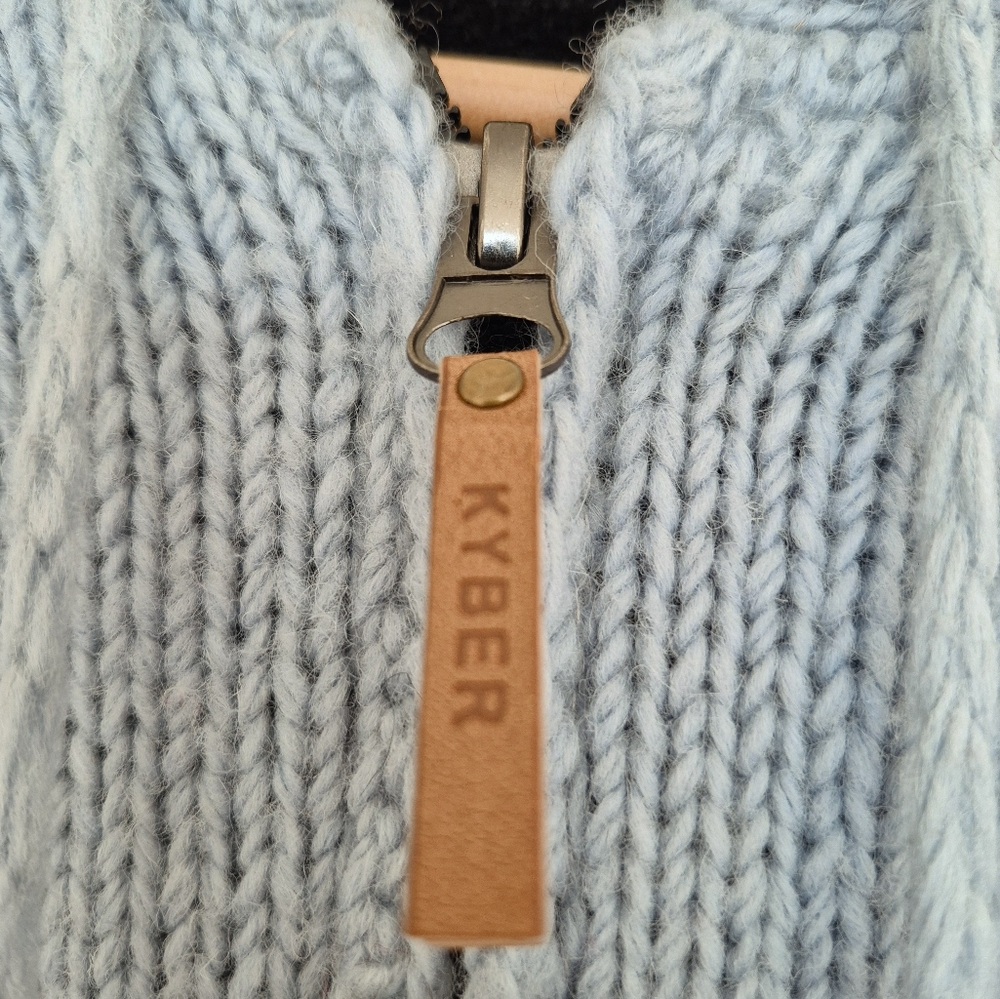 Kyber Wool Sweater Jacket With Fleece Lining Size Large - Picture 6 of 9